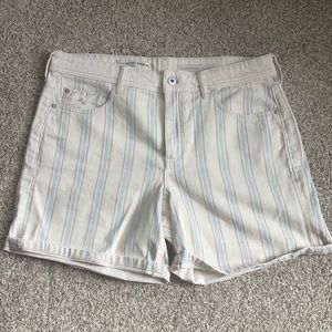 Slim boyfriend Anthropologie shorts